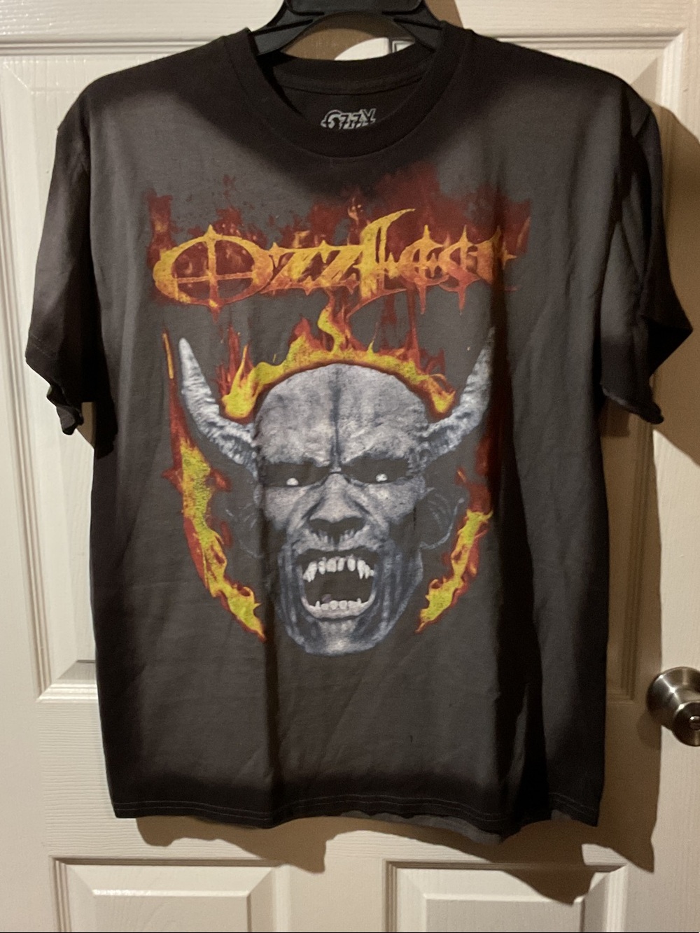 🔥Ozzy Osbourne Men’s Black Demon Flame Graphic Tee